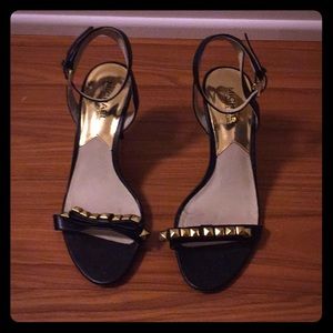 Michael Kors Studded Black High Heel Sandals